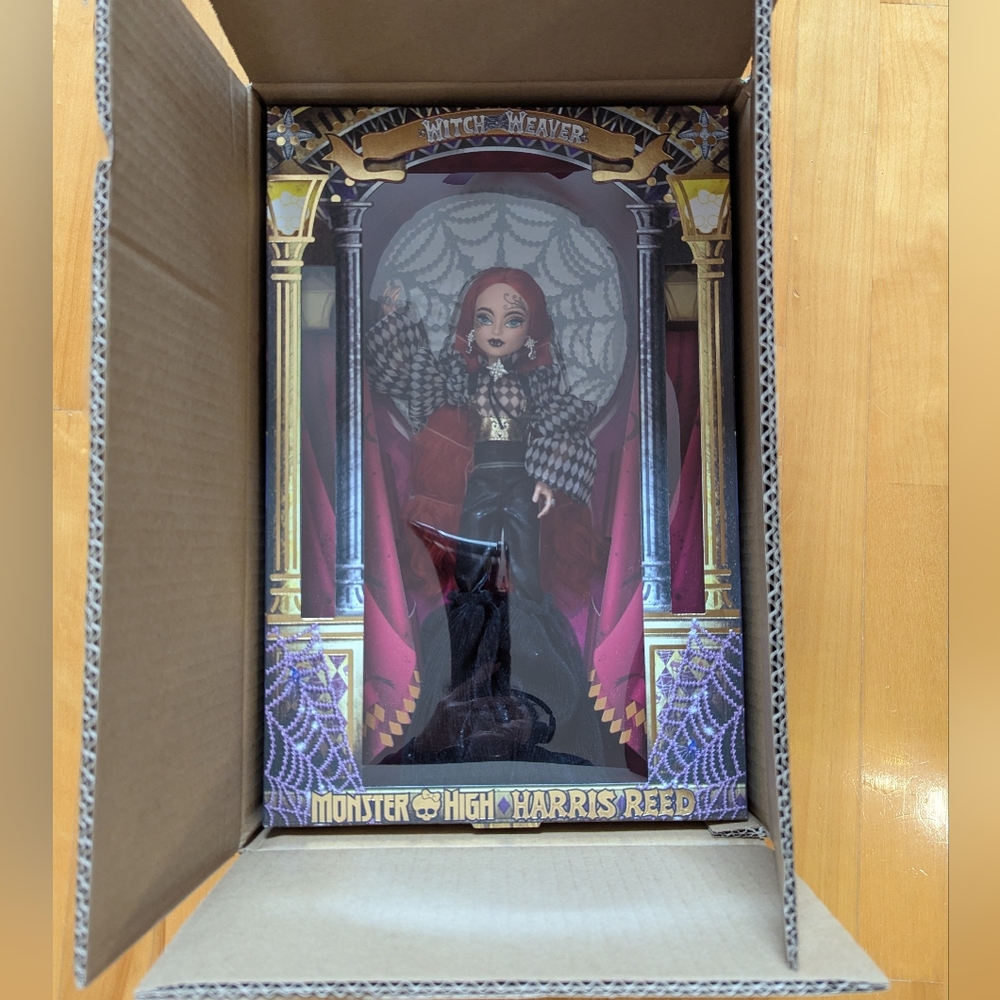 Mattel Creations Monster High Witch Weaver Harris Reed Collector Doll Exclusive